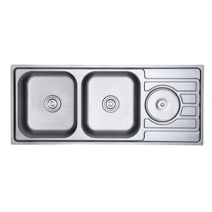 MT12050L Double Triangle Bowl Pressed Sink