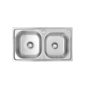 MT6838 Double Triangle Bowl Pressed Sink