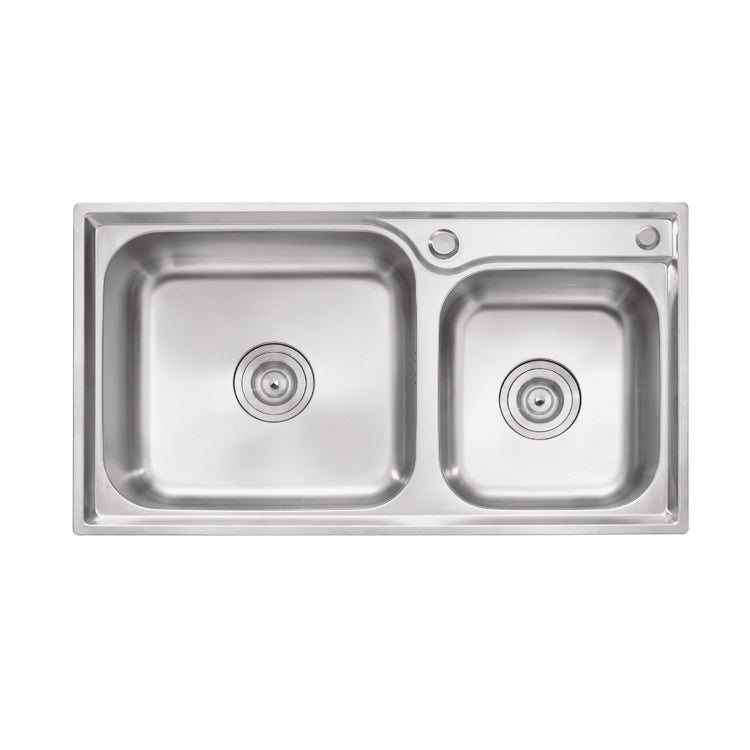 MT7843A Double Triangle Bowl Pressed Sink