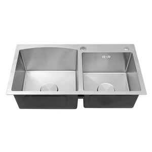 MT8045 Double Handmade Sink